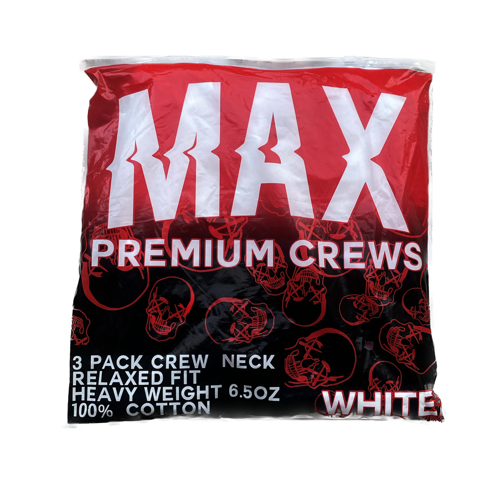 White 3 Pack Premium Crews