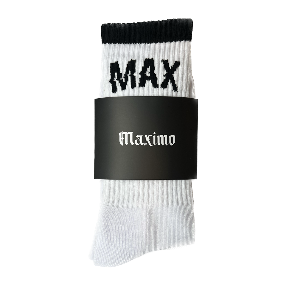 White Max sock