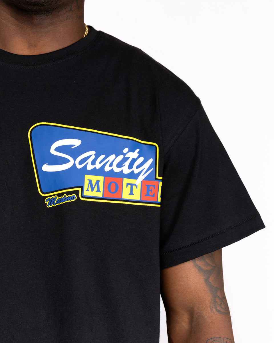 Black Sanity Motel Tee