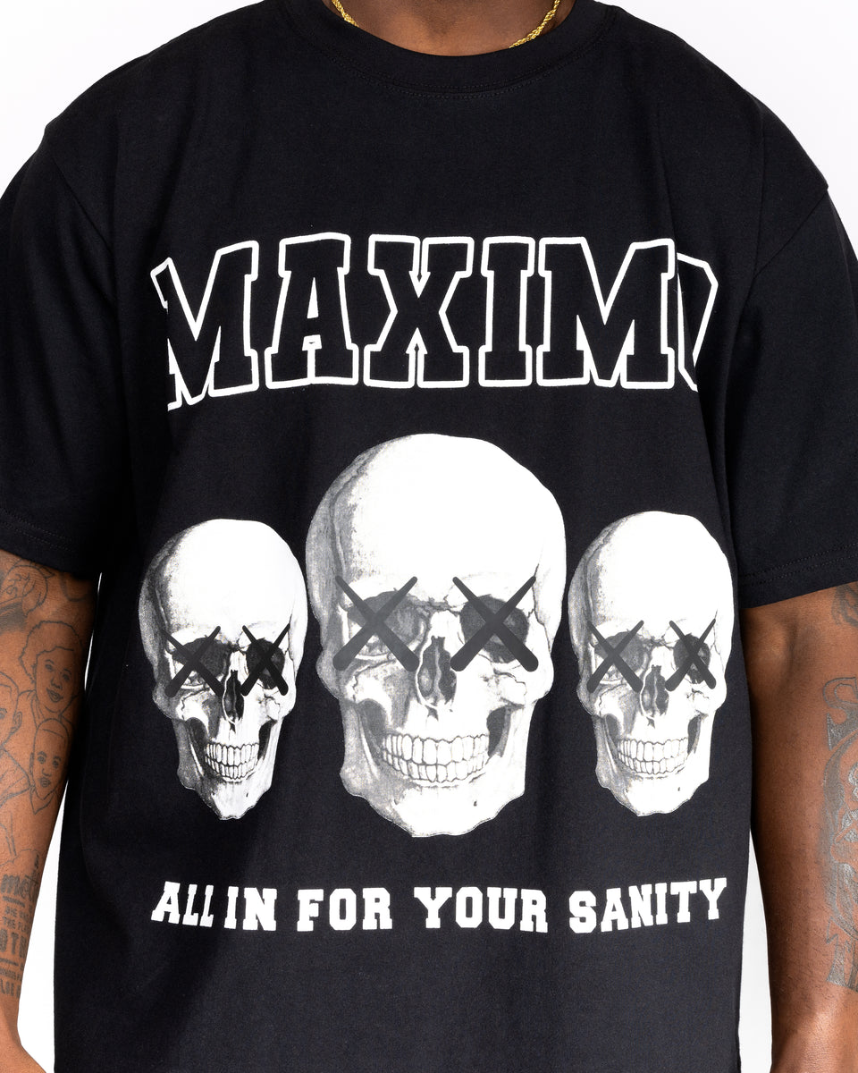 Black & White All In For My Sanity Tee