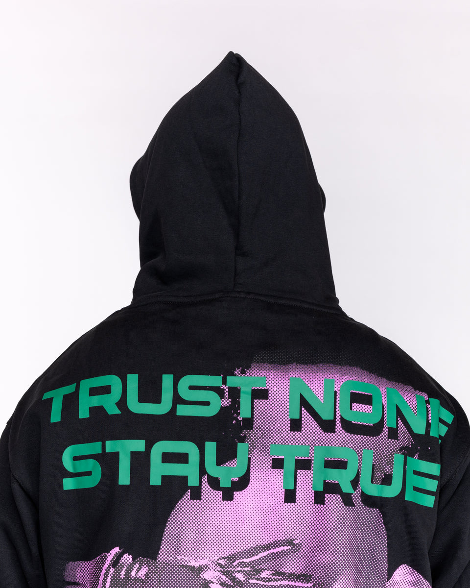 TRUST NONE STAY TRUE Skull Hoodie